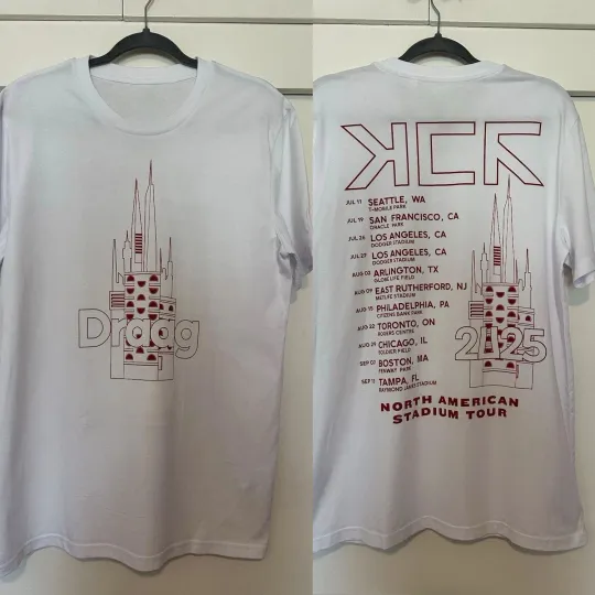 MCR DRAAG Tour 2025 Los Angeles Concert T-Shirt