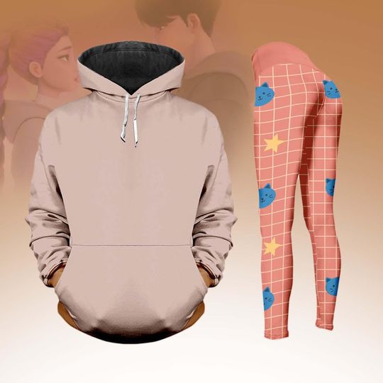 Rumi Cosplay Hoodie Legging, Kpop Demon Hunters Costume, Rumi Cosplay Outfits, Gift For Her