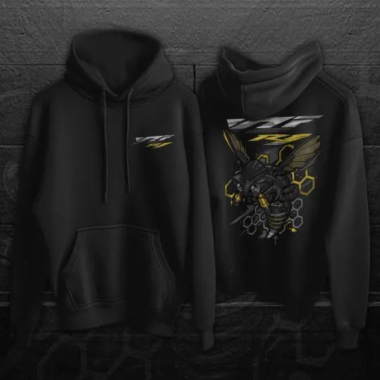 Yamaha YZF-R1 2009-2011 Bee Motorcycle Hoodie for Riders, YZF R1