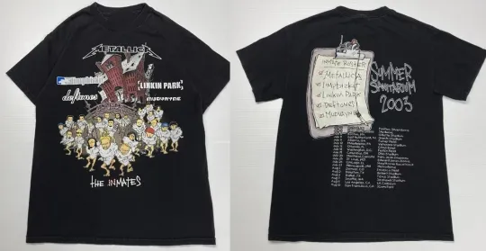 Deftone Limp Bizkit Mudvayne tour VTG T-shirt