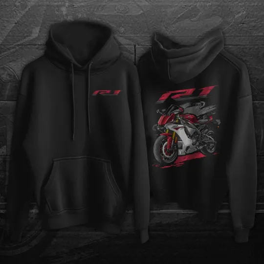Discover Yamaha YZF-R1 2015-2019 Motorcycle Hoodie for Sportbike Riders