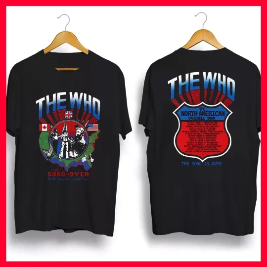 Discover SALE 30% - The Who The Song Is Over North American Farewell Tour 2025 shirt