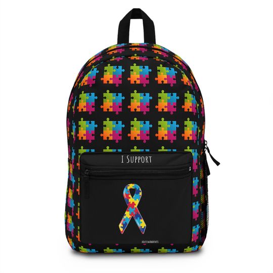 Discover Autism awareness Backpack