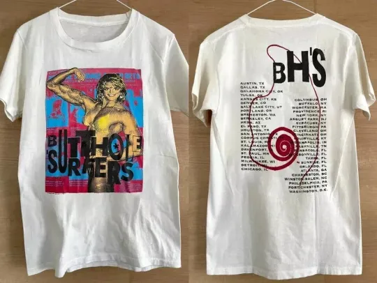 Discover Butthole Surfers Independent Worm Saloon Tour T Shirt Full Size S-5XL