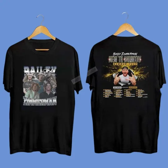 2025 Bailey Zimmerman New To Country Tour Shirt