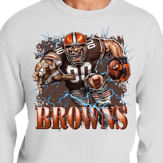 Cleveland Browns Football Sweatshirt, Game Day Fan Gift