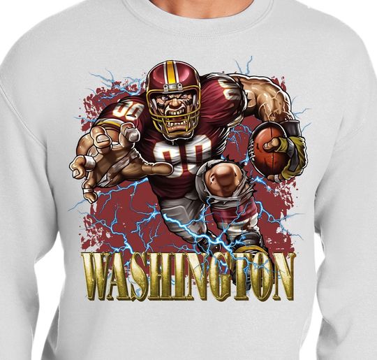 Washington Commanders Football Sweatshirt, Game Day Fan Gift