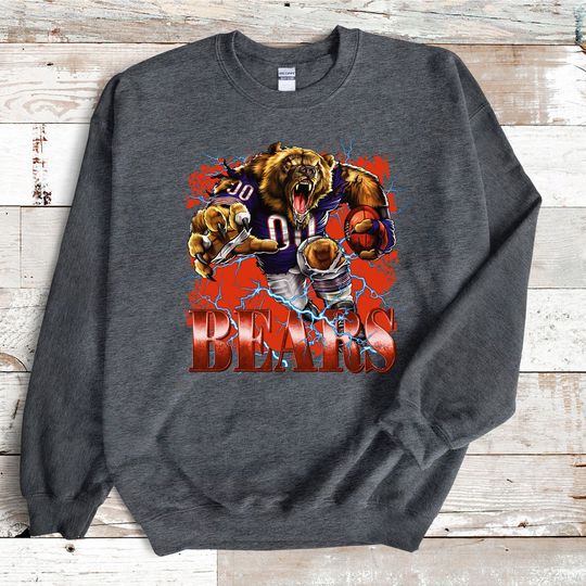 Discover Chicago Bears Football Sweatshirt, Game Day Fan Gift