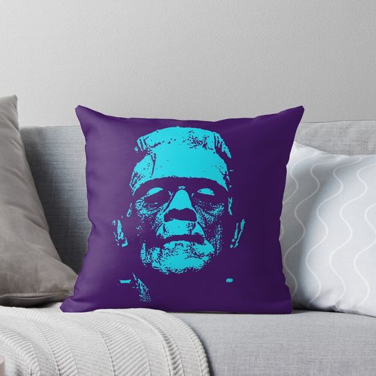 Discover Monster (Blue) Pillow
