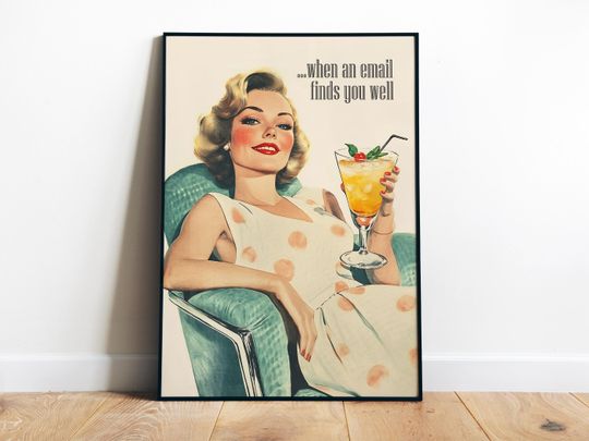 Discover Funny Office Quotes Wall Art Printable Vertical Poster for Home & Work