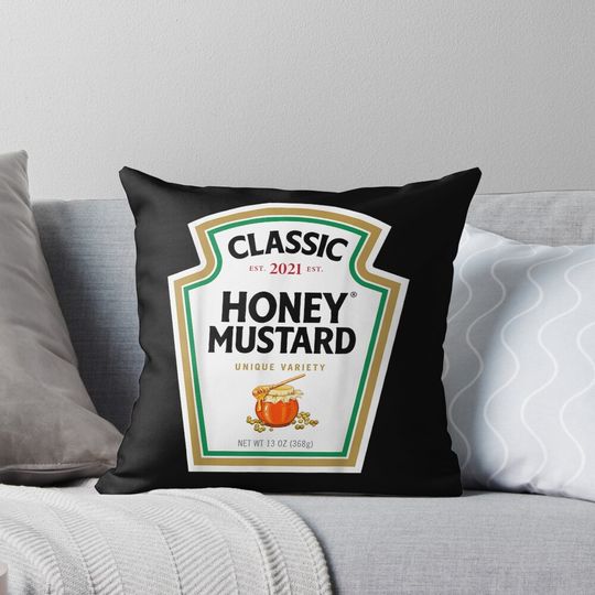 Discover Honey Mustard DIY Halloween Costume Matching Group Mustard Pillow
