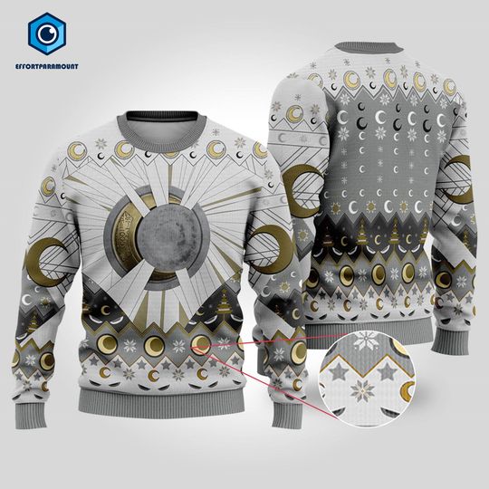 Moon Knight Ugly Christmas Sweater, Steven Grant Marc Spector Christmas Sweater, Moon Knight Superhero Christmas Sweatshirt