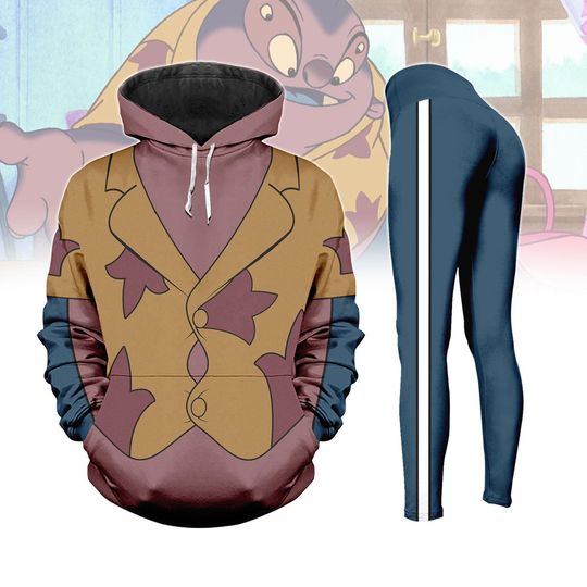 Discover Jumba Jookiba Costume Hoodie, Women Leggings, Lilo And Stitch Character Cosplay Hoodie, Disney Cartoon Shirt, Movie Halloween Gift