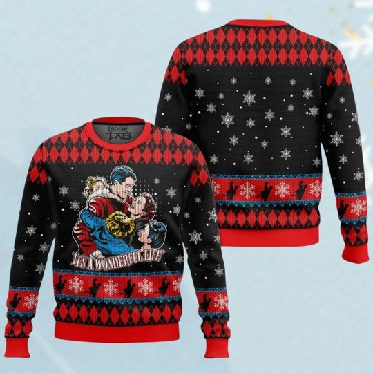 Discover It's a Wonderful Life Ugly Sweater, Christmas Movie Sweater, Christmas Story Sweater, Merry Christmas Sweater, Christmas Sweater