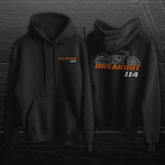 Discover For H davidson FXSB Breakout 114/117 2014-2024 fans - Motorcycle Hoodie