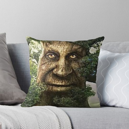Discover Wise Mystical Tree Pillow