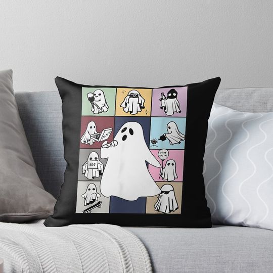Discover Halloween Costume Funny Ghost In My Spooky Era Kids Boy Girl Pillow