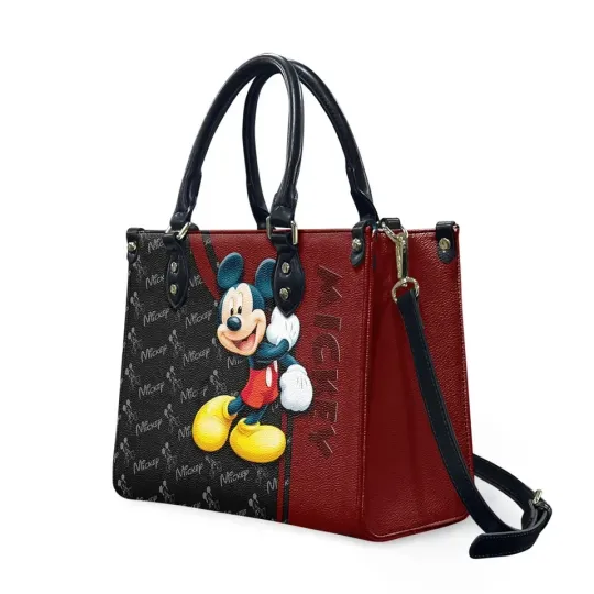Discover Vintage Mickey Leather HandBag ,Women  Leather Handbag