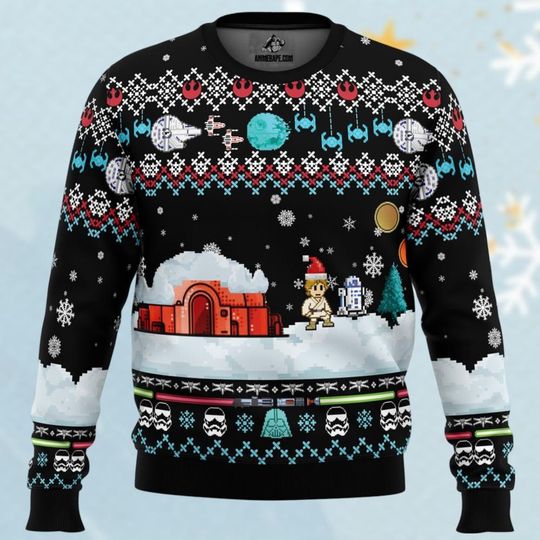 Discover Star Wars Christmas Ugly Sweater, Stormtrooper Christmas Sweater, Galaxy's Edge Shirt, Disney Movie Characters Shirt, Gift For Women Me