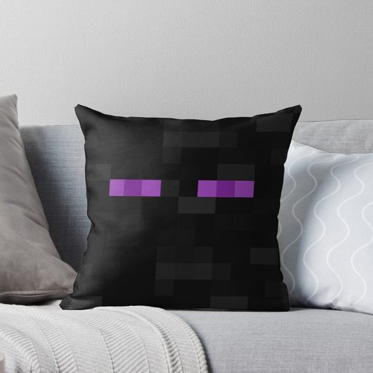 Enderman pattern Pillow