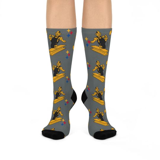 Pittsburgh Steeler Football Team Socks, Perfect for Steeler Fans