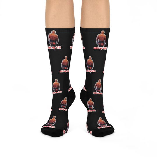 Discover Funny Kith My Ath Cushioned Crew Socks - Hilarious Mike Tyson Inspired Gift