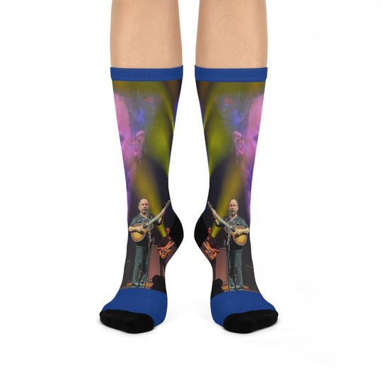 Discover Vibrant Concert Socks - Dave Matthews Band Photography for True Music Lovers