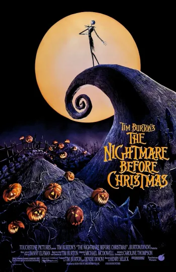 Tim Burton's The Nightmare Before Christmas Vertical Movie Poster