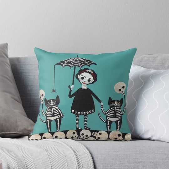 Discover Day of the Dead  Pillow