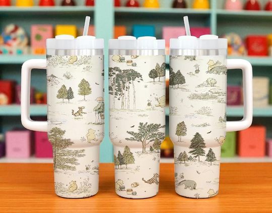 Discover Vintage Winnie the Pooh 40oz Tumbler, Baby Pooh Bear Gifts, Pooh And Friends Tumbler, Disney Pooh Bear Cup, Disney Gift