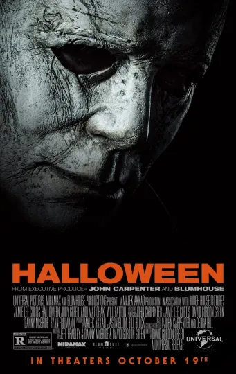 Discover Halloween movie poster (e) (2018)  - 11 x 17 inches - Jamie Lee Curtis
