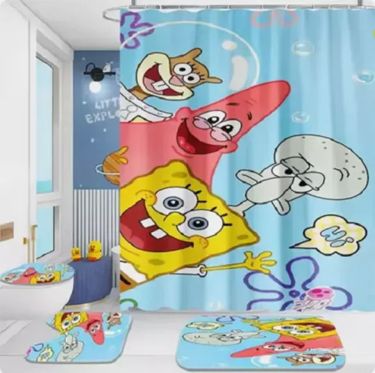 Discover SpongeBob SquarePants Shower Curtain