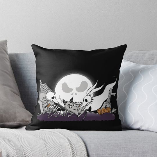 Discover Halloween's Best Friends Pillow
