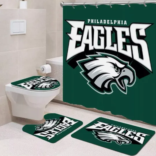 Discover Philadelphia Eagle Shower Curtain for Fan