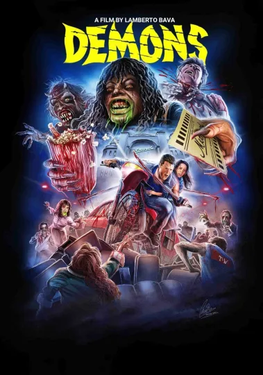 Discover Demons Movie Poster - Dario Argento, Lamberto Bava, Horror