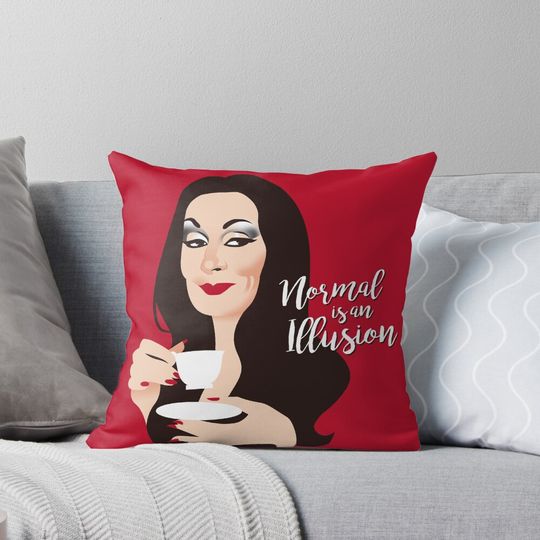 Discover Normal is an illusion Pillow