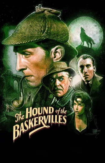 Discover The Hound Of The Baskervilles movie poster (b)  -  11" x 17" - Peter Cushing