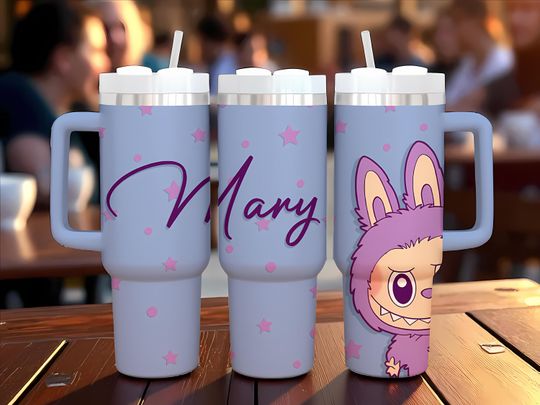 Discover Custom Name 40oz Tumbler, Monster Doll Character Tumbler