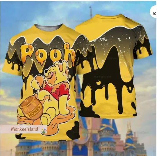 Halloween  Pooh Bear Shirt Honey Pooh 3D T-SHIRT HALLOWEEN