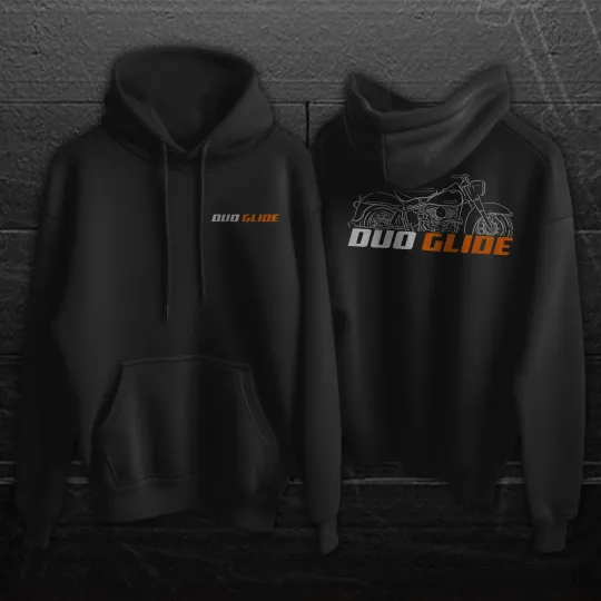 For H davidson FL & FLH Duo Glide 1963-1964 fans - Motorcycle Hoodie