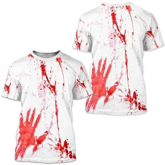 Discover Blood Stained Inspired Halloween 3D Shirt Classic 3D
