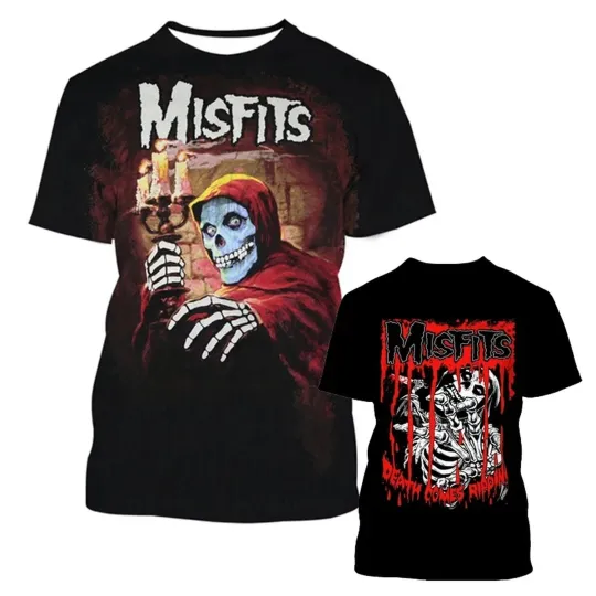 Misfits Band Scary Halloween 3D Shirt Unisex