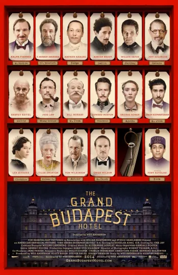 Discover The Grand Budapest Hotel movie poster (b)  : 11 x 17 inches : Wes Anderson