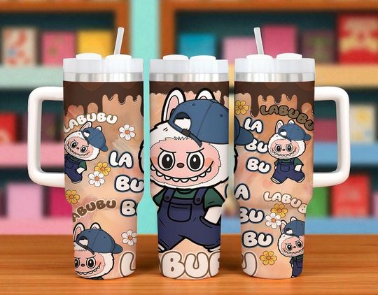 Discover Monster Doll Stainless Steel Tumbler: LBB Coffee Cup, 40oz