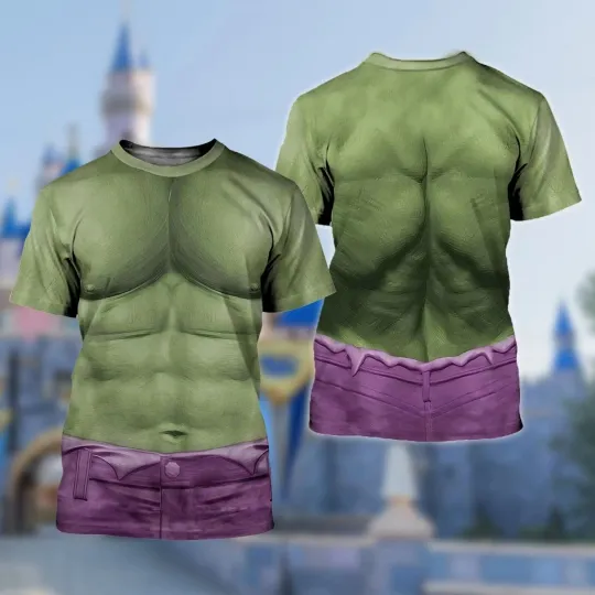 Discover The Incredible Hulk Costume Cosplay Halloween Christmas Tshirt 3D Printed