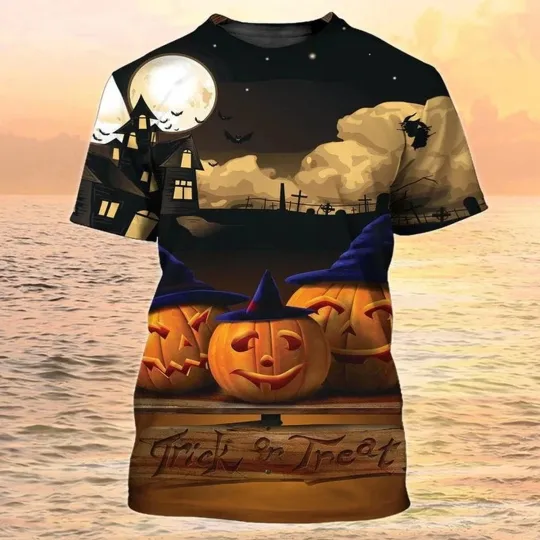 Discover 3D Trick Or Treat T Shirt Halloween Tshirt Funny Halloween Shirts