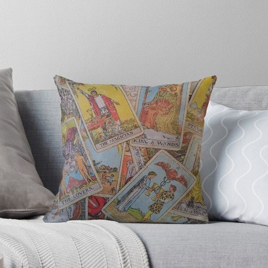 Discover Tarot Time Pillow