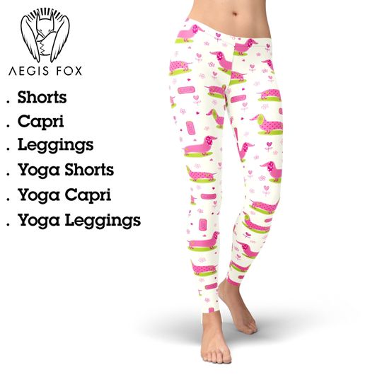 Discover Dachshund Leggings, Gift for Women