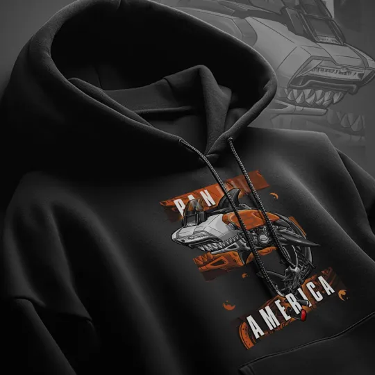 Discover Haarleyy Davidson Pan America Motorcycle Hoodie for Bikers and Fans