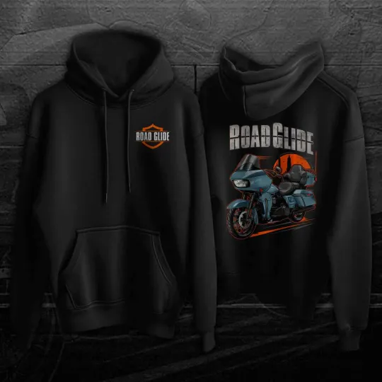 Discover Haarleyy Davidson Road Glide Limited 2024 - Motorcycle Hoodie Pullover for Bikers